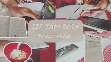 VLOG #17 A day in life of iit jam aspirant | Study vlog | studying, cooking, 🤒 #iitjam #iitjam2024