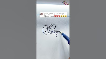 stylish name | Kavya | sk cursive art | how to make a stylish name | stylish signature