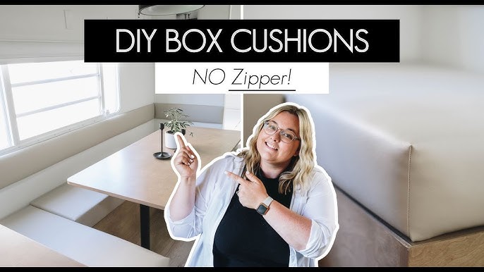 DIY A Sofa Cushion Cover Without A Zipper! A PROFESSIONAL LOOK YOU