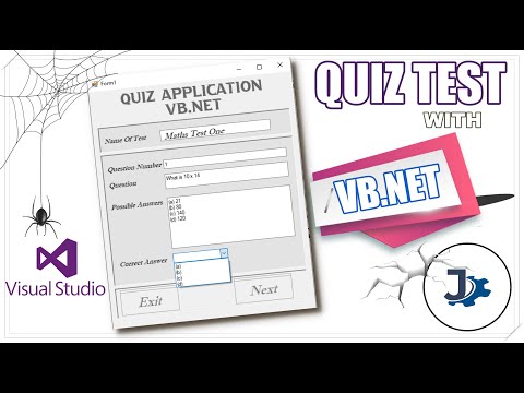 VB.Net - Creating a Simple QUIZ Test questionnaire Application