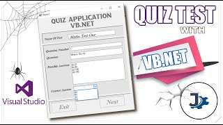 VB.Net - Creating a Simple QUIZ Test questionnaire Application screenshot 4