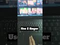 How to scroll down in laptop | use fix two finger #laptop #scroll #fyp #shortsfeed