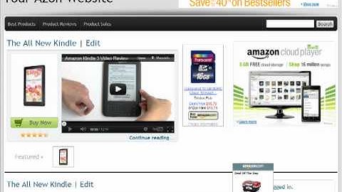 How to Style your NEW Amazon Wordpress Theme!!!