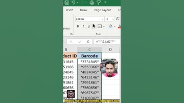 How to make barcodes in Excel! #excel #excel #exceltips #exceltricks #exceltutorial #exceltutorial