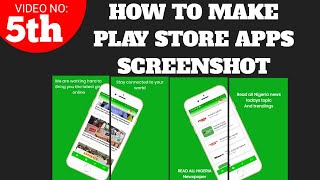 How to create professional screenshots for google play store,app store screenshots, #mockup. screenshot 4