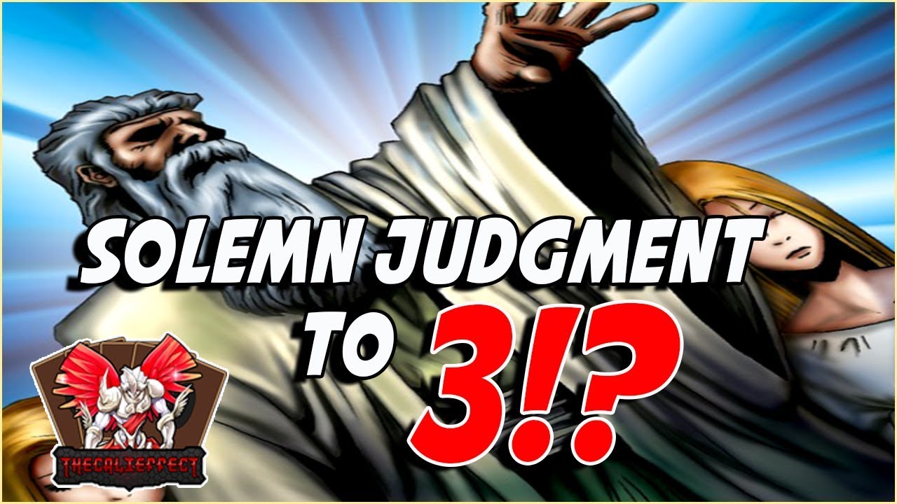Should Solemn Judgment Go to 3? YouTube