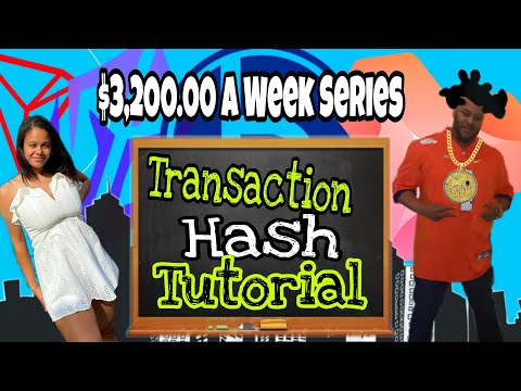 $3200 a week Tutorial, How to send your transaction Hash