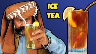 Tribal People Try Ice Tea For The First Time