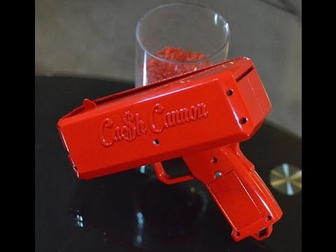 cash cannon make it rain promo money gun