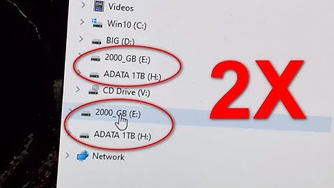 External Drives Listed Twice in File Explorer (Windows 10, Duplicate, 2X, Double, Drive Letter)