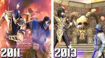 Scorpion Almost Killing Sub-Zero Infront of Shao Kahn Twice! (2011-2013)
