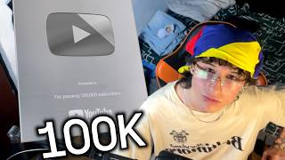 KhalihMortimer 100K Play Button Unboxing!!!