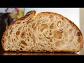 How to make a Multi-seed Sourdough Bread with an OPEN Crumb