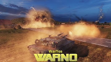 WARNO - WarYes - 3v3 on Battle for Mount River with 5. Panzer