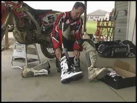 How to break in new motocross boots by Gary Semics