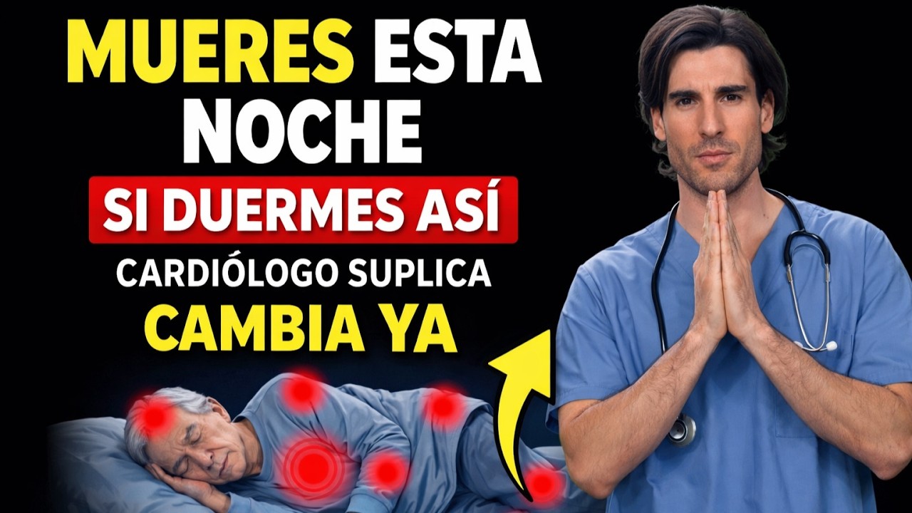 Cardiólogo Advierte: Este ERROR al Dormir Te Mata de Infarto en la Noche (Millones Lo Hacen)