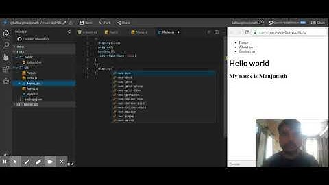 adding styles to react component in stackblitz