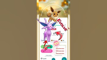 💯 Hundo Eevee Evolve into Espeon in Eevee Community Day #pokemongo #shorts #pokemonevolution #espeon