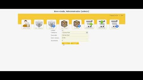 Protótipo Controle de Estoque em JSP