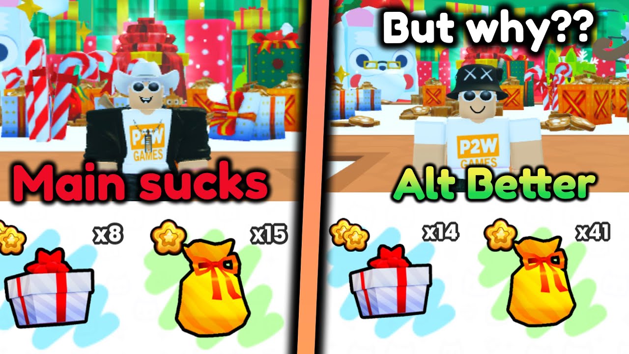 My Alt is Getting Better Presents for Gargantuan in Pet Sim 99