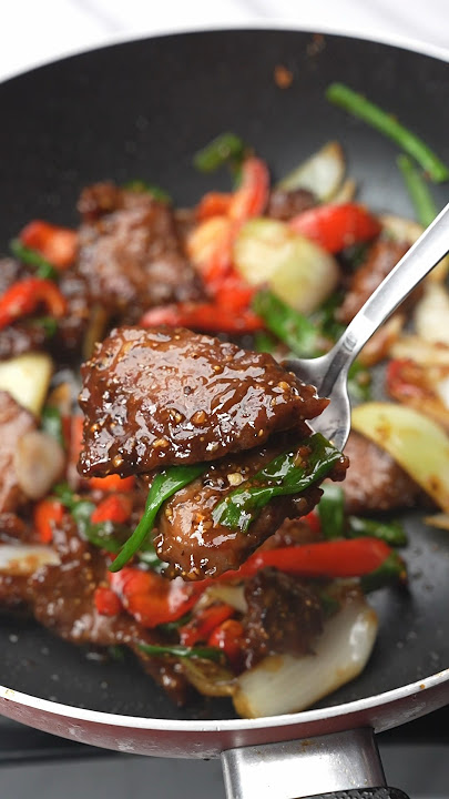 Part 1 - Resepi Blackpepper Beef Stir Fry by Che Sayang Kitchen