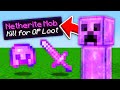 Minecraft, But Mobs Are Netherite..