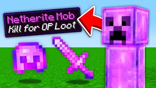 Minecraft, But Mobs Are Netherite..