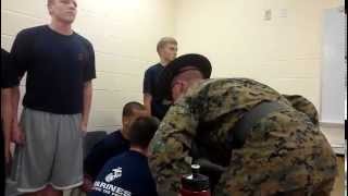 USMC Drill Intructors  ambushing Poolees