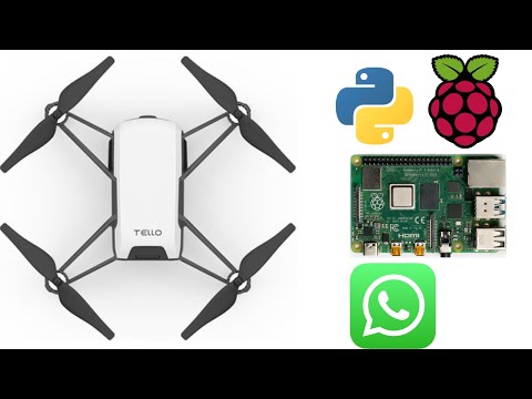 whatsapp message controlled drone using raspberry pi