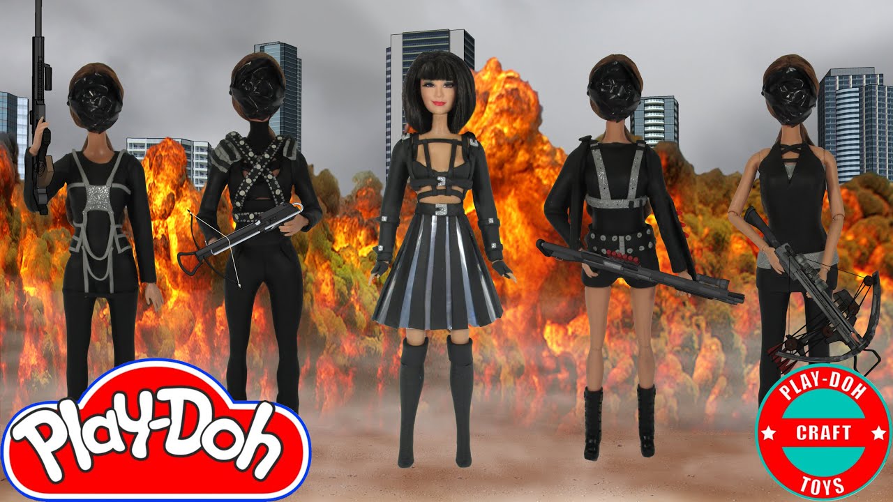 Play Doh Selena Gomez as ARSYN in Bad Blood Inspired Costumes YouTube