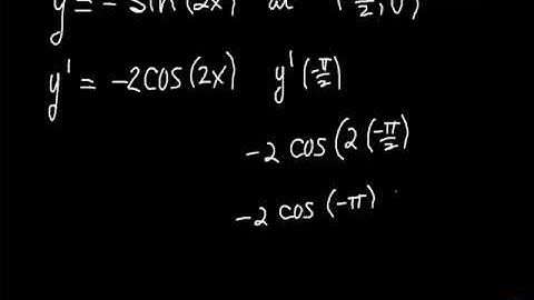 AP Calculus Equation of Line Normal Trig Function