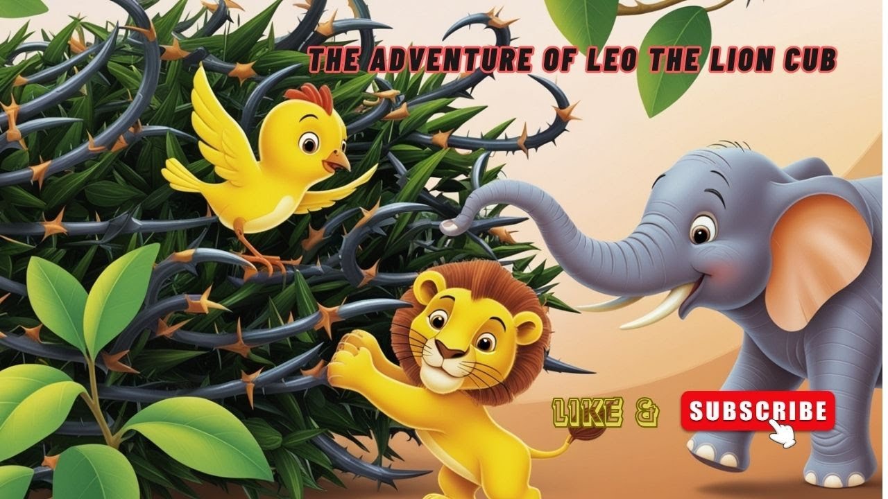 The Adventure of Leo the Lion Cub / kids throne English Tv #kidsthrone ...