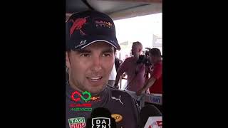 Checo Entrevista Post Carrera en Español #shorts