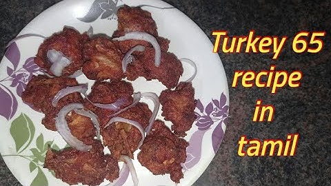 Turkey 65 recipe / vaan kozhi varuval / Turkey deep fry in tamil / non veg recipes
