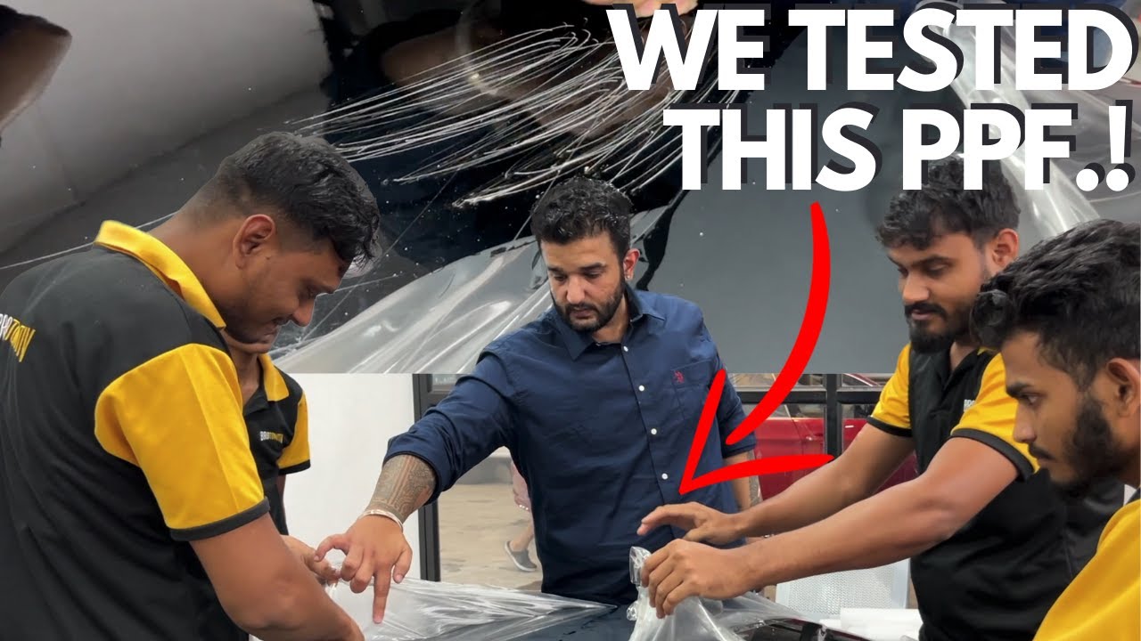 VLOG 102: Iss car ke Bonnet ko Humne Ghass diya | PPF Testing 
