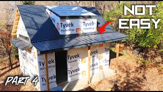 I tried installing a metal roof for the first time… // Shed Part 4