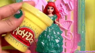 Play Doh Sparkle Princess Ariel Elsa Anna Disney Frozen MagiClip Glitter Glider Dolls 2020