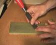 Grinding and honing a chisel freehand Grinding and honing a chisel freehand