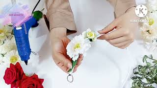 طريقه عمل تاج ورد سهله وبسيطه/افكار هدايا/طوق ورد للافراح/How to make flowers crown /Diy gift