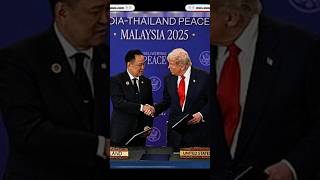 Trump Signs Historic Asia Ceasefire Agreement 🔥 Trump News #shorts #trump #usa #worldnews