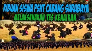 1000 LEBIH SISWA PSHT CABANG SURABAYA MENGIKUTI TES JAMBON KE HIJAU