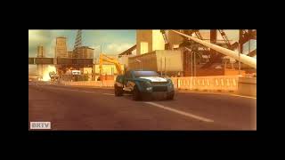 Beating the final race in Split Second PSP using the slowest car in the game