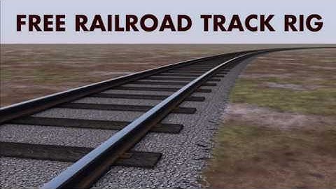 Free Railroad Track Rig for Cinema 4D at C4Depot.com