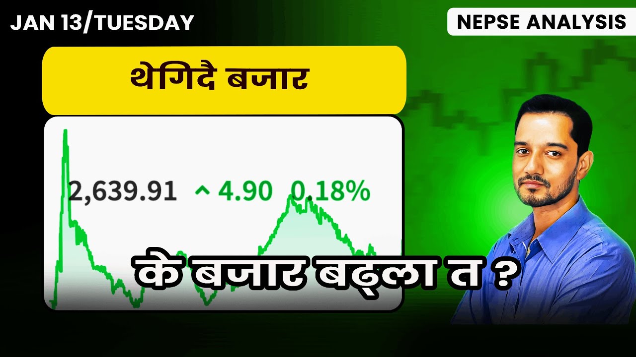 January 13 | Nepse Update | Stock Market Analysis by Ram Hari Nepal
