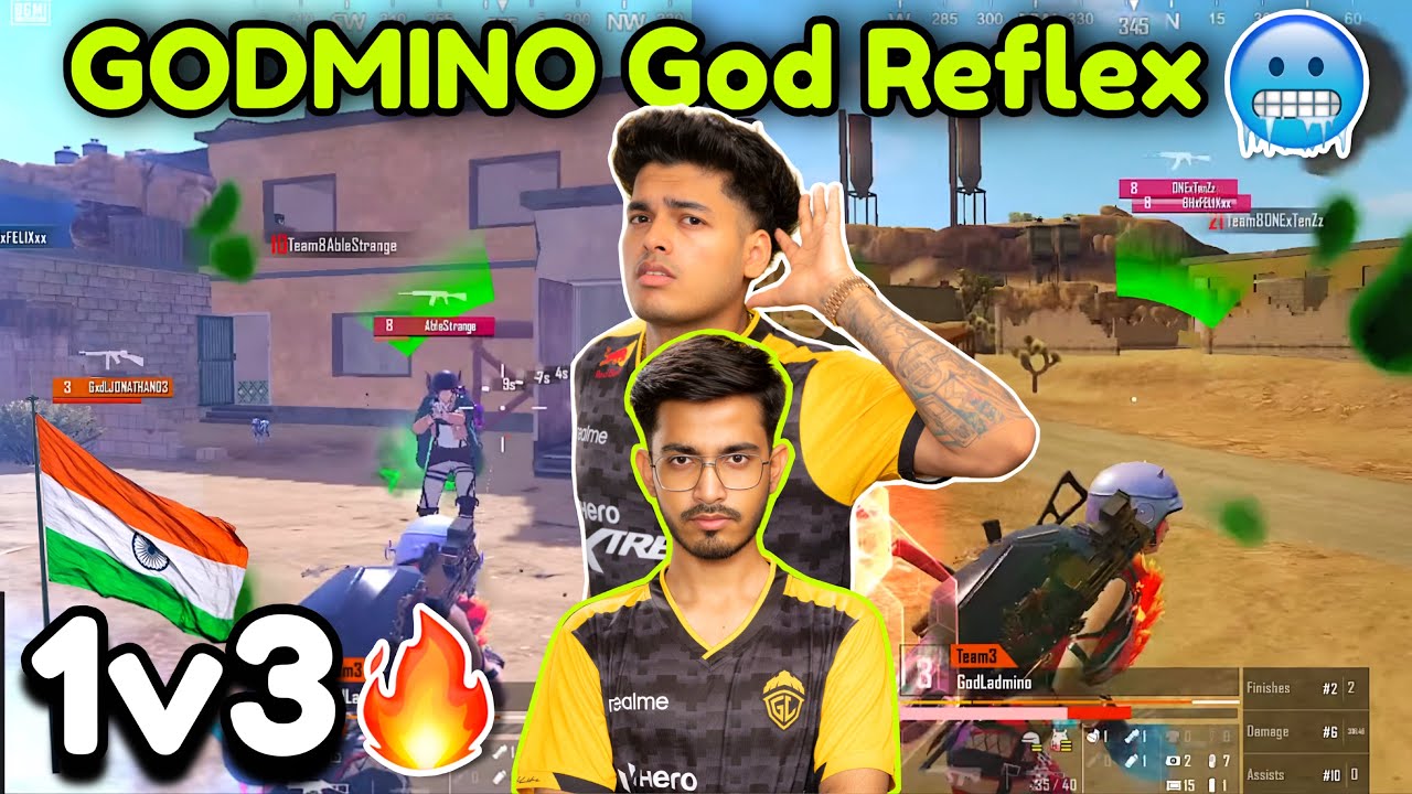 🇮🇳Admino 1v3 🤯 Enemy Shocked by Reflex 🥵 Back to Back Drop Clash 🔥🔥