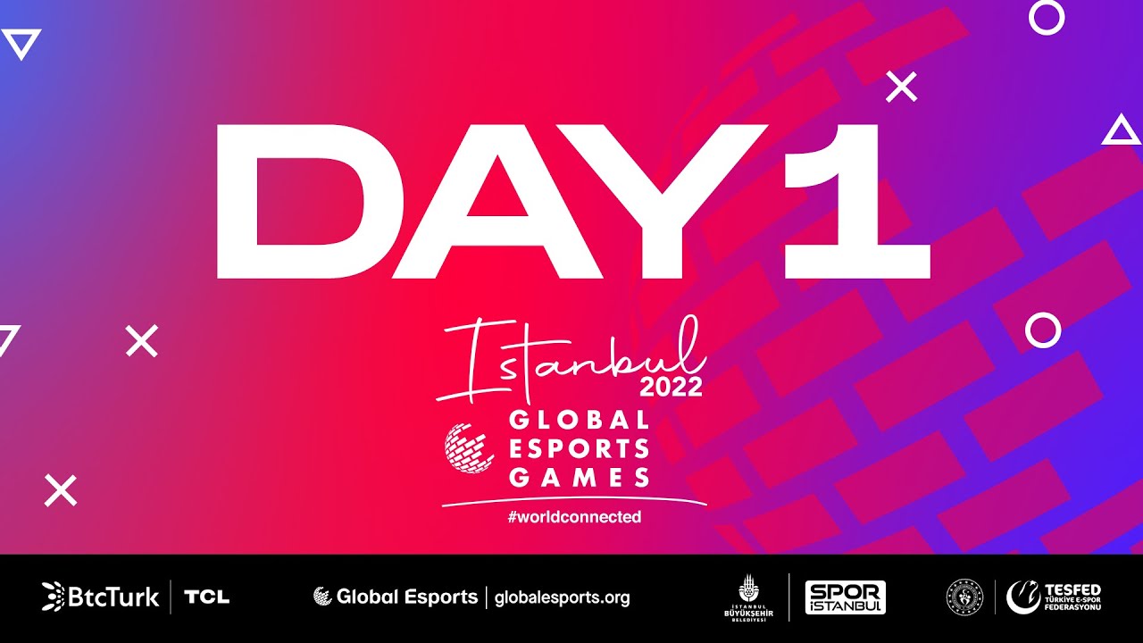 Istanbul 2022 Global Esports Games Day 1 #GEG2022 #worldconnected