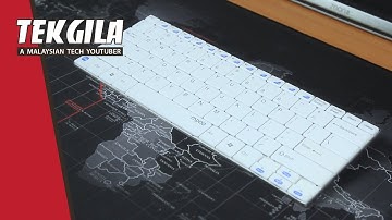 Rapoo E6100 Bluetooth Keyboard Review - I Dislike the Arrow Buttons!