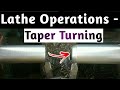 Taper Turning On Lathe Machine For Turner Fitter Machinist ITI Polytechnic & B.Tech