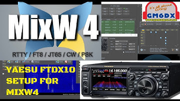Yaesu FTDX10 & MixW4 Setup