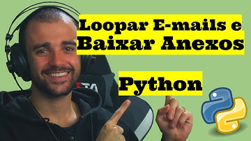 Como Loopar caixa de emails e como baixar anexos de emails usando Python com IMAPLIB